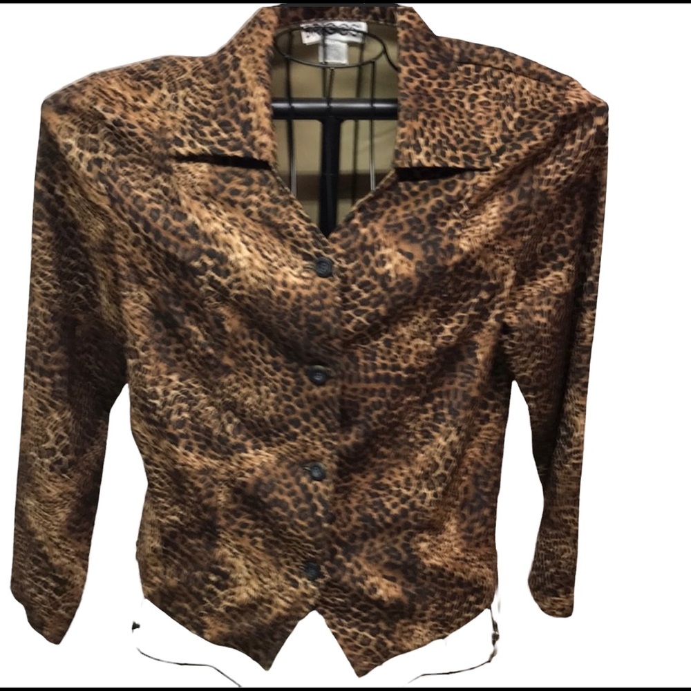 Briggs Animal Print Blouse